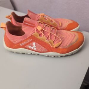 Vivobarefoot Primus Trail Puncture Resistant Sneaker Orange Mens Size EU 42